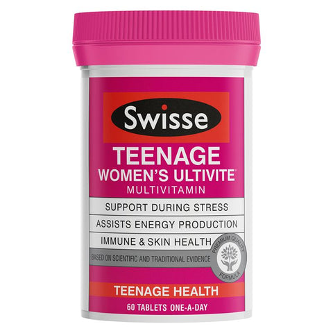 SWISSE Teenage Ultivite Women's Multivitamin 60 Tablets