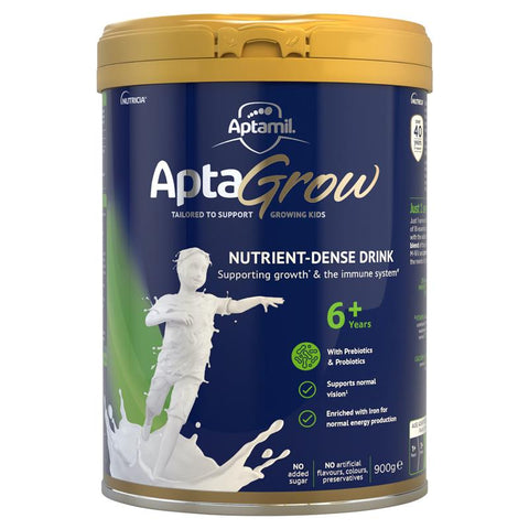 AptaGrow Nutrient-Dense Milk Drink From 6+ Years 900g