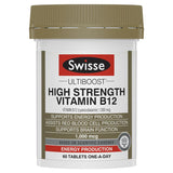 SWISSE Ultiboost High Strength Vitamin B12 60 Tablets