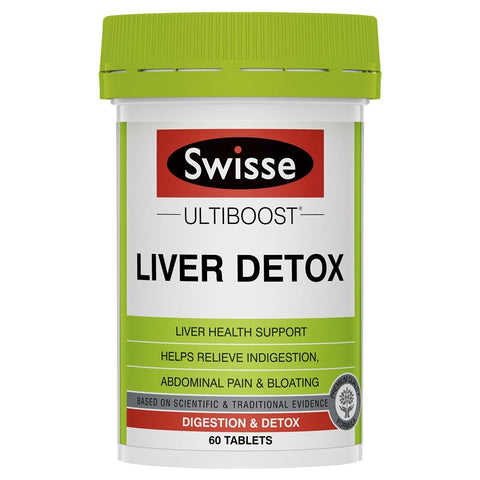SWISSE Ultiboost Liver Detox 60 Tablets