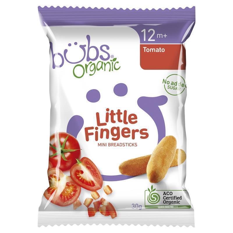 Bubs Organic Little Fingers Tomato 12 Months+ 30g