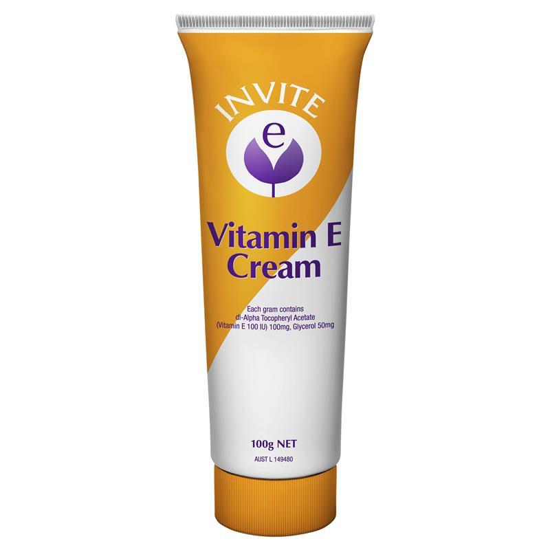 Invite E Vitamin E Cream 100g