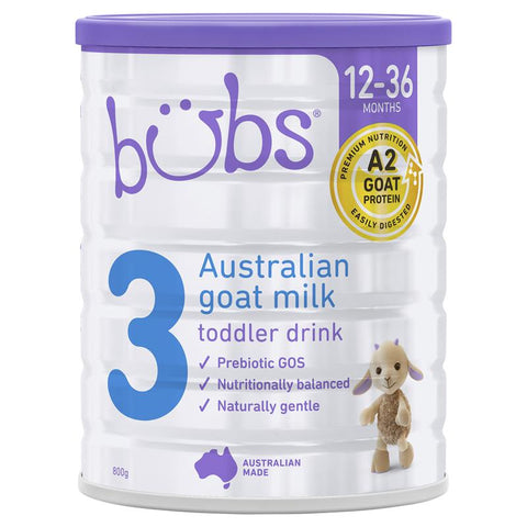 Bubs Goat 3 Toddler Formula 800g (expiry 1/25)