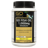 GO Healthy Fish Oil 1000mg Odourless 400 Softgel Capsules
