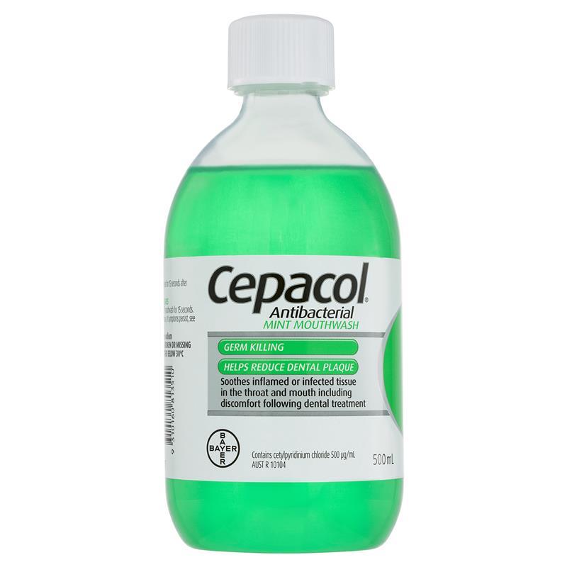 Cepacol Mouthwash Mint 500mL