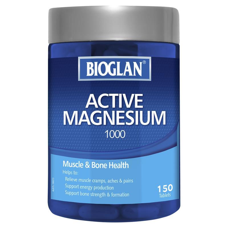 Bioglan Active Magnesium 1000mg 150 Tablets