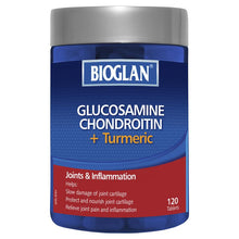 Load image into Gallery viewer, Bioglan Glucosamine + Chondroitin + Turmeric 120 Tablets