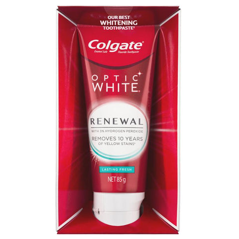 Colgate Optic White Renewal Lasting Fresh teeth Whitening Toothpaste 85g