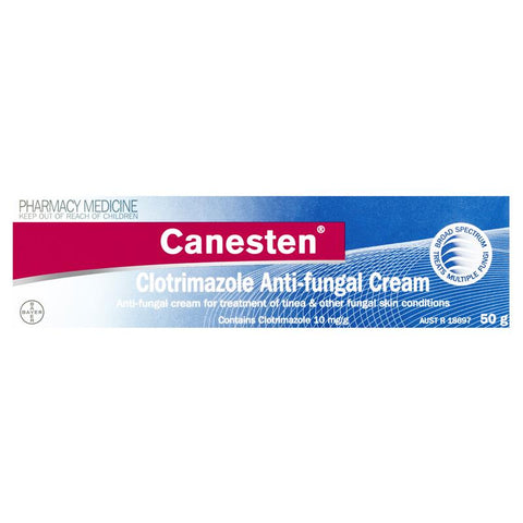 Canesten Anti-fungal 1% Clotrimazole Cream 50g Topical (Limit ONE per Order)