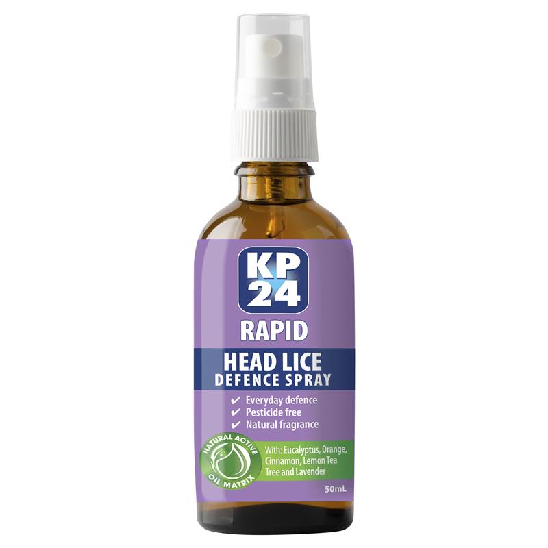 KP24 Rapid Head Lice/Nit Defence Spray 50ml