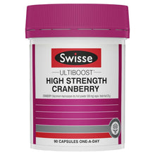 Load image into Gallery viewer, SWISSE Ultiboost High Strength Cranberry 90 Capsules