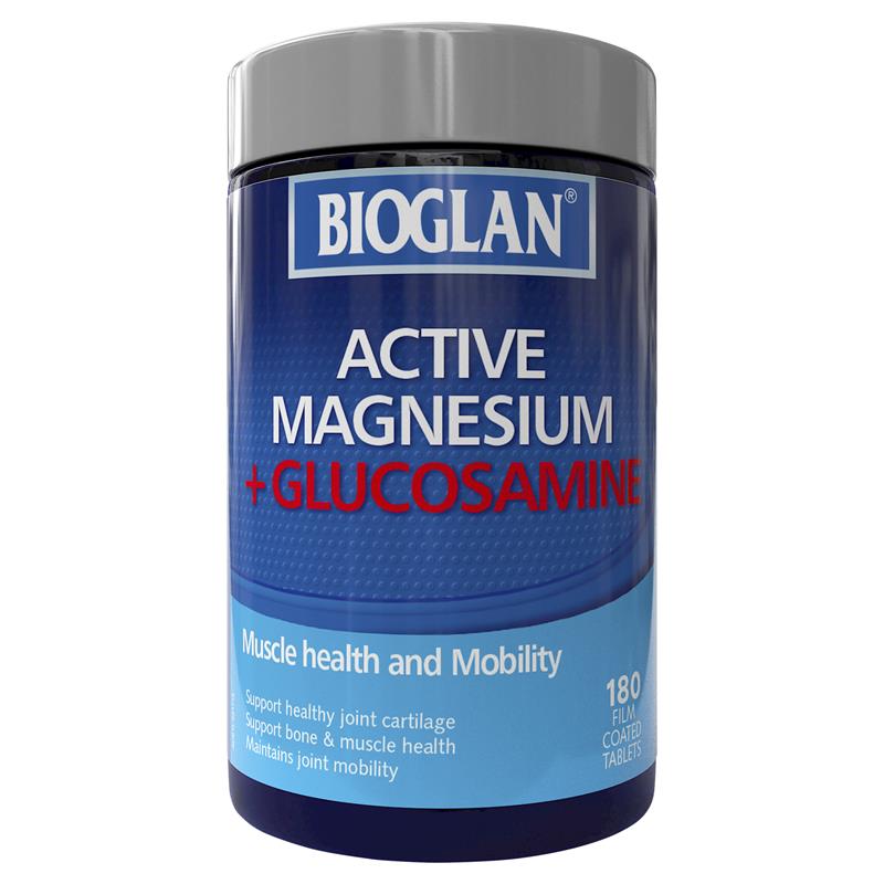 Bioglan Magnesium + Glucosamine 180 Tablets