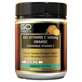 GO Healthy Vitamin C 500mg Orange 200 Chewable Tabets