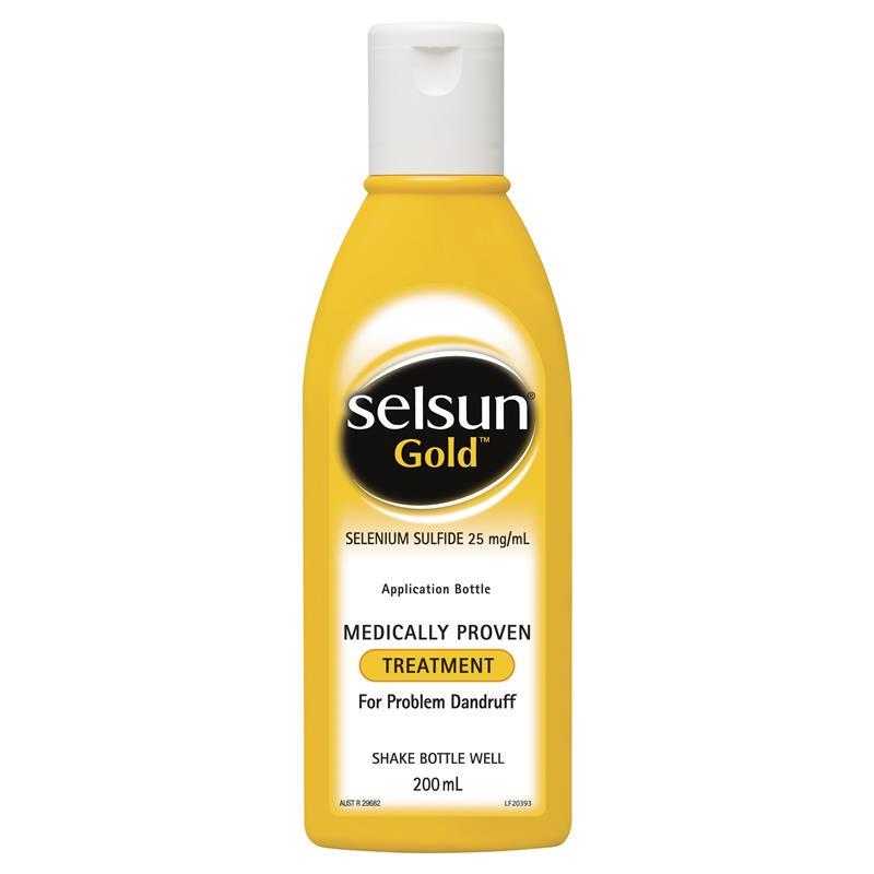 Selsun Gold 200mL - Anti-Dandruff Treatment Shampoo