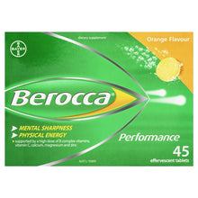 Load image into Gallery viewer, Berocca Performance Orange 45 Effervescent Tablets