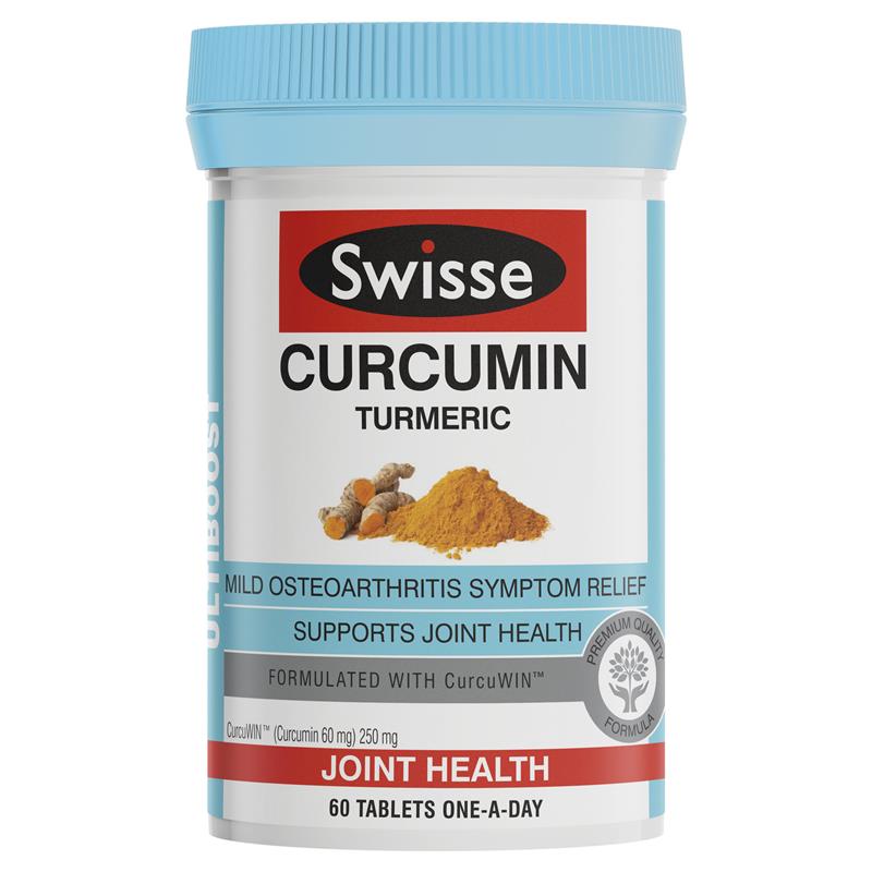 SWISSE Ultiboost Curcumin Turmeric 60 Tablets