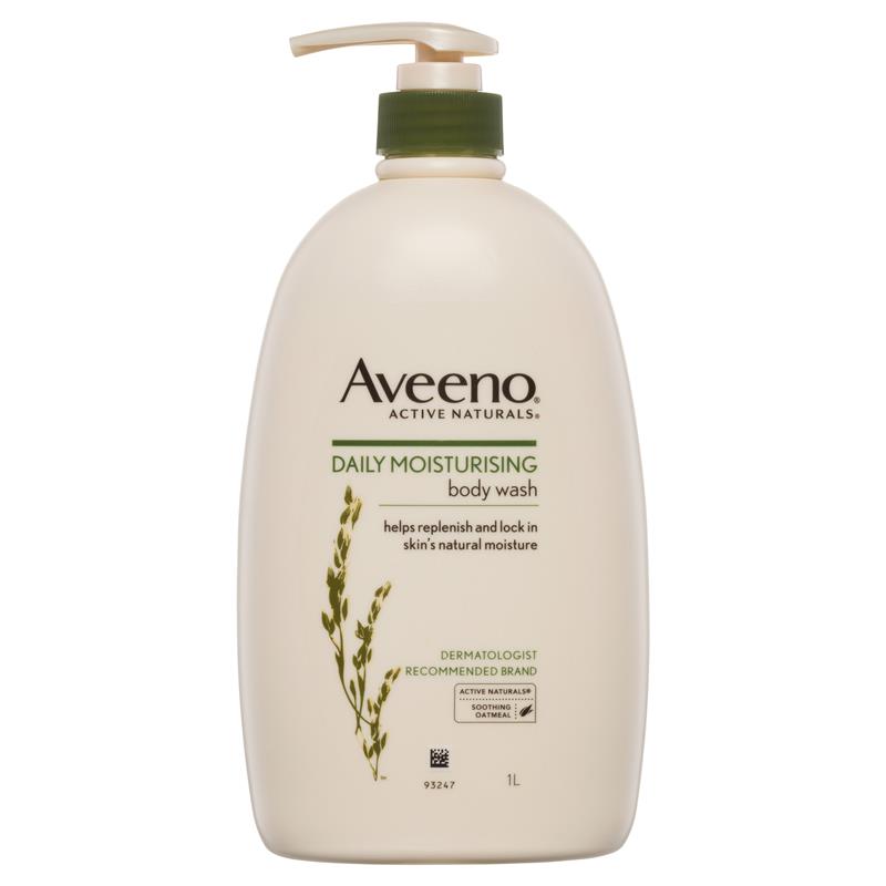 Aveeno Active Naturals Daily Moisturising Body Wash 1L