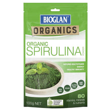 Load image into Gallery viewer, Bioglan SuperFoods Organic Spirulina Powder 100G