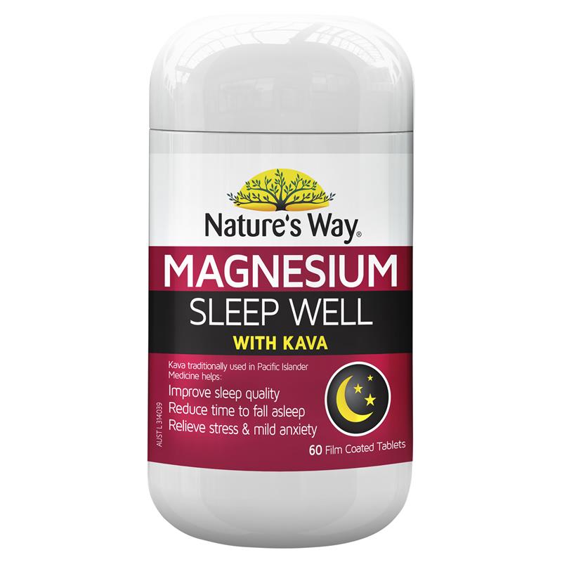 Nature's Way Magnesium Sleep Well 60 Tablets