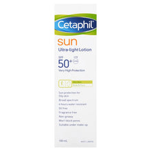 Load image into Gallery viewer, Cetaphil Sun SPF 50+ Ultra Light Lotion 100mL
