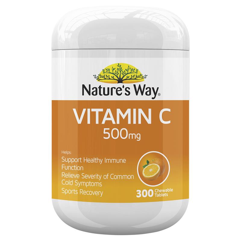 Nature's Way Vitamin C 500mg 300 Tablets