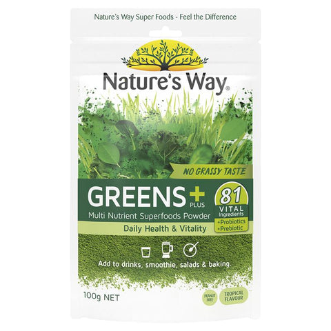 Nature's Way SuperFoods Greens Plus 100g