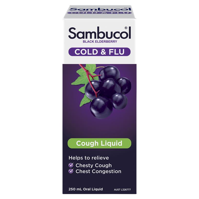 Sambucol Adult Cough Liquid 250mL