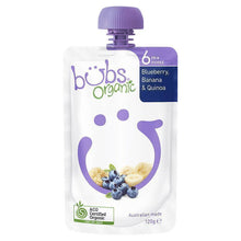 Load image into Gallery viewer, Bubs Organic Blueberry Banana &amp; Quinoa 6 Months+ 120g