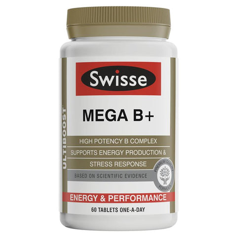 SWISSE Ultiboost Mega B+ 60 Tablets