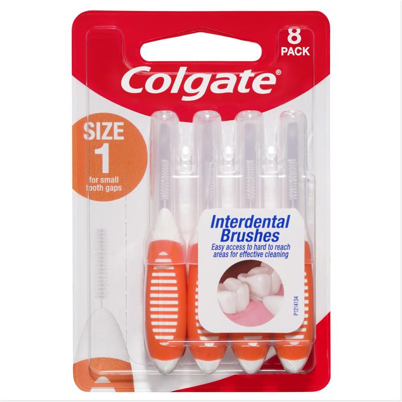 Colgate Interdental Brushes Size 1 8 Pack