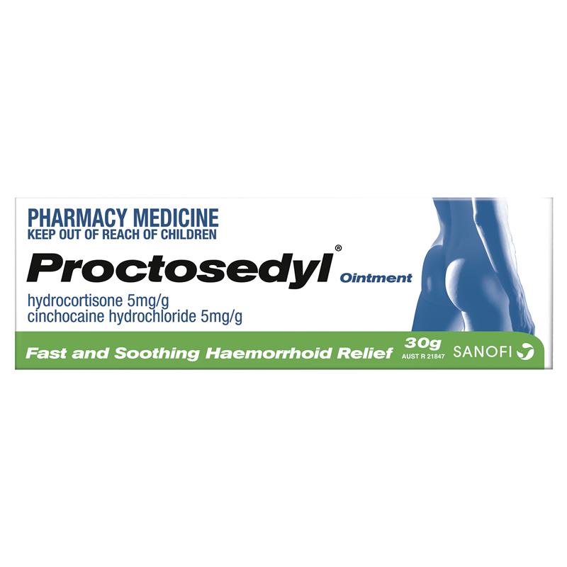 Proctosedyl Ointment 30g (Limit ONE per Order)