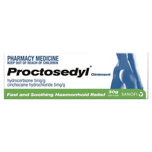 Load image into Gallery viewer, Proctosedyl Ointment 30g (Limit ONE per Order)
