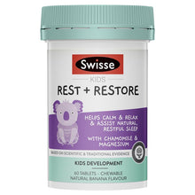 Load image into Gallery viewer, SWISSE Kids Rest &amp; Restore 60 Tablets (Expiry 09/2024)