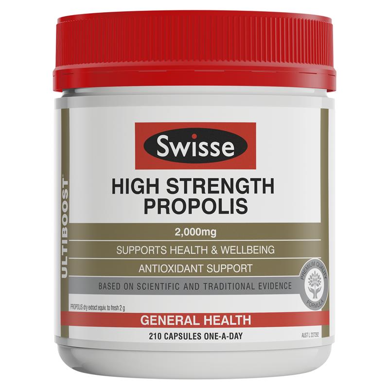 SWISSE Ultiboost High Strength Propolis 2000mg 210 Capsules