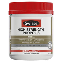 Load image into Gallery viewer, SWISSE Ultiboost High Strength Propolis 2000mg 210 Capsules