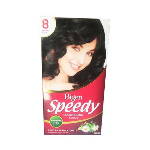Hoyu Bigen Speedy Conditioning Color 80g - No. 8 Natural Black