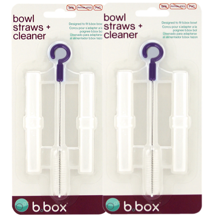 B.BOX Bowl Straws & Cleaner x 2 Pack - Special Bundle