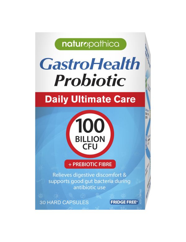 Naturopathica Gastrohealth Probiotic Daily Ultimate Care 100 Billion 30 Capsules