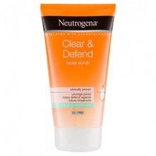 Load image into Gallery viewer, Neutrogena Clear &amp; Defend Facial Daily Scrub 150mL