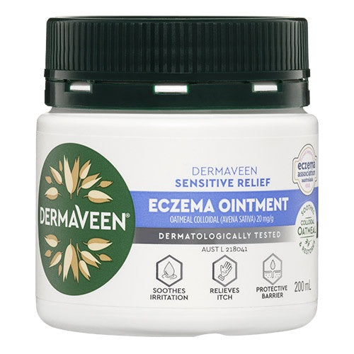 DermaVeen Sensitive Relief Eczema Ointment 200g