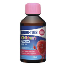 Load image into Gallery viewer, DURO-TUSS Childrens Cough Liquid Strawberry 200mL (Limit ONE per Order)