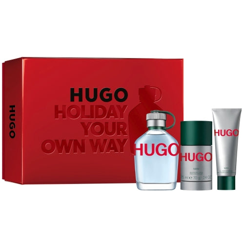 Hugo Boss Hugo Man Eau De Toilette 125mL 3 Piece Set
