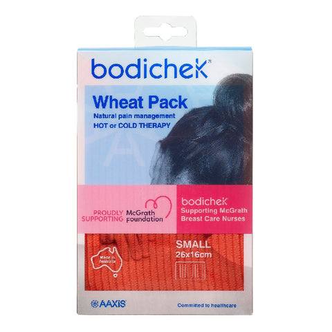 Bodichek Hot or Cold Wheat Pack Small Rectangle - 26 x 16cm (Colours selected at random)