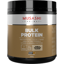 Load image into Gallery viewer, Musashi Bulk Protein Vanilla 420g