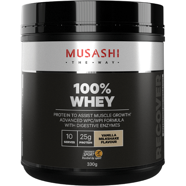 Musashi 100% Whey Vanilla 330g