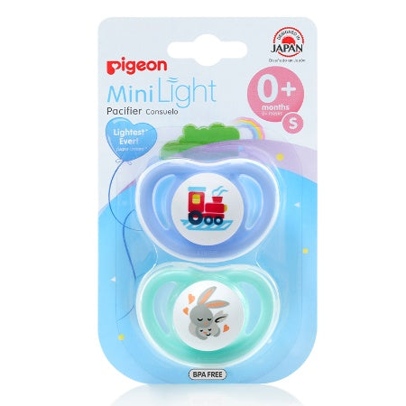 Pigeon Mini Light Pacifier Small (0+ Months) Twin Pack