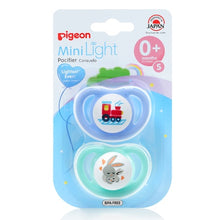 Load image into Gallery viewer, Pigeon Mini Light Pacifier Small (0+ Months) Twin Pack