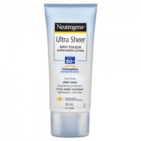 Neutrogena Ultra Sheer Body Lotion SPF50+ 85mL