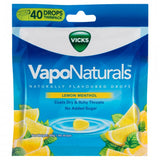 Vicks VapoNaturals Lemon Menthol Throat 40 Lozenges