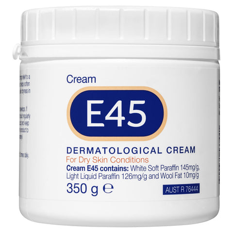 E45 Dermatological Cream for Dry Skin and Eczema 350g